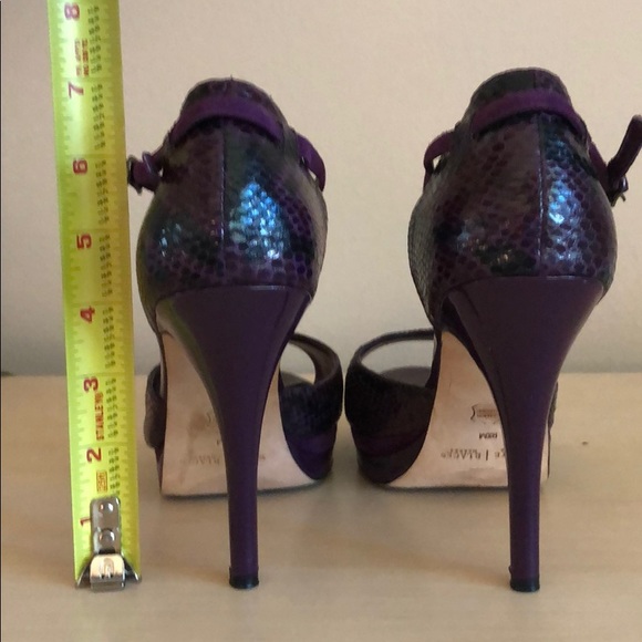 White House black market peep toe sexy pumps 9.5M - Picture 4 of 8